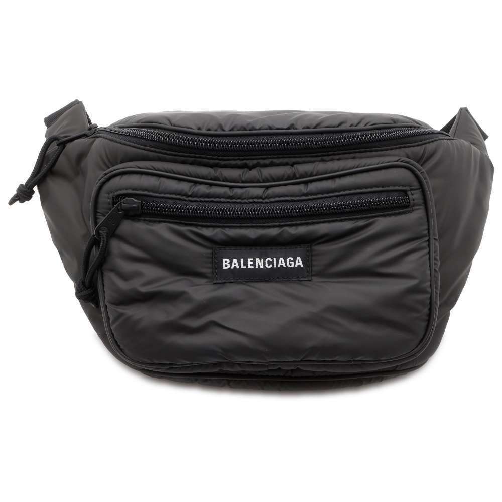 Balenciaga Explorer Belt Pack Waist Clutch Black Bag